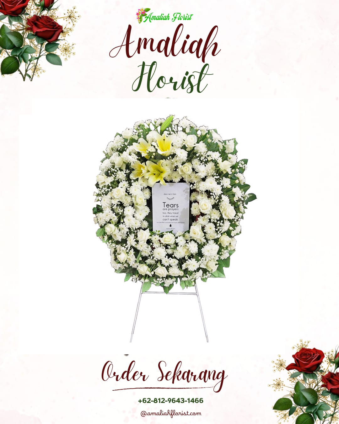 Krans Bunga Duka Kromengan